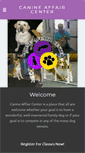 Mobile Screenshot of canineaffaircenter.com